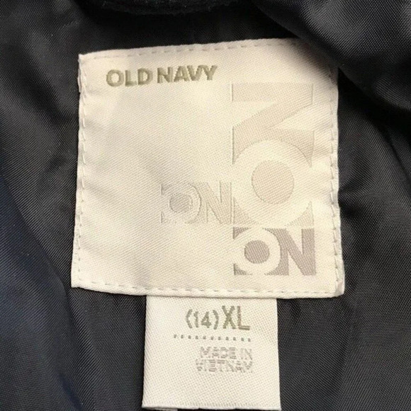 OLD NAVY Youth Fully Lined Collar Double Breasted Blue Jacket Coat Size XL (14) - Picture 10 of 12